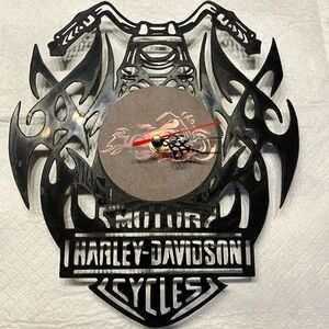 Harley Davidson wall clock